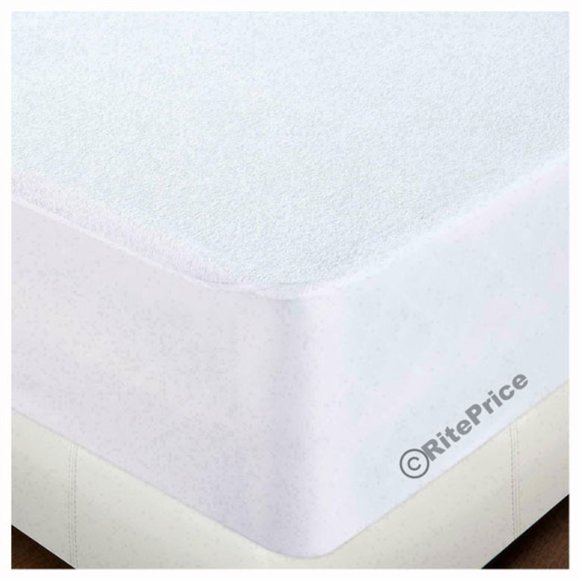 Vinyl Mattress Protector-Waterproof & Dust Mite Proof Durable Cover- Queen Size - Picture 7 of 11
